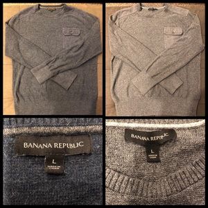 Men’s Banana Republic Sweaters -  Two - Size Large